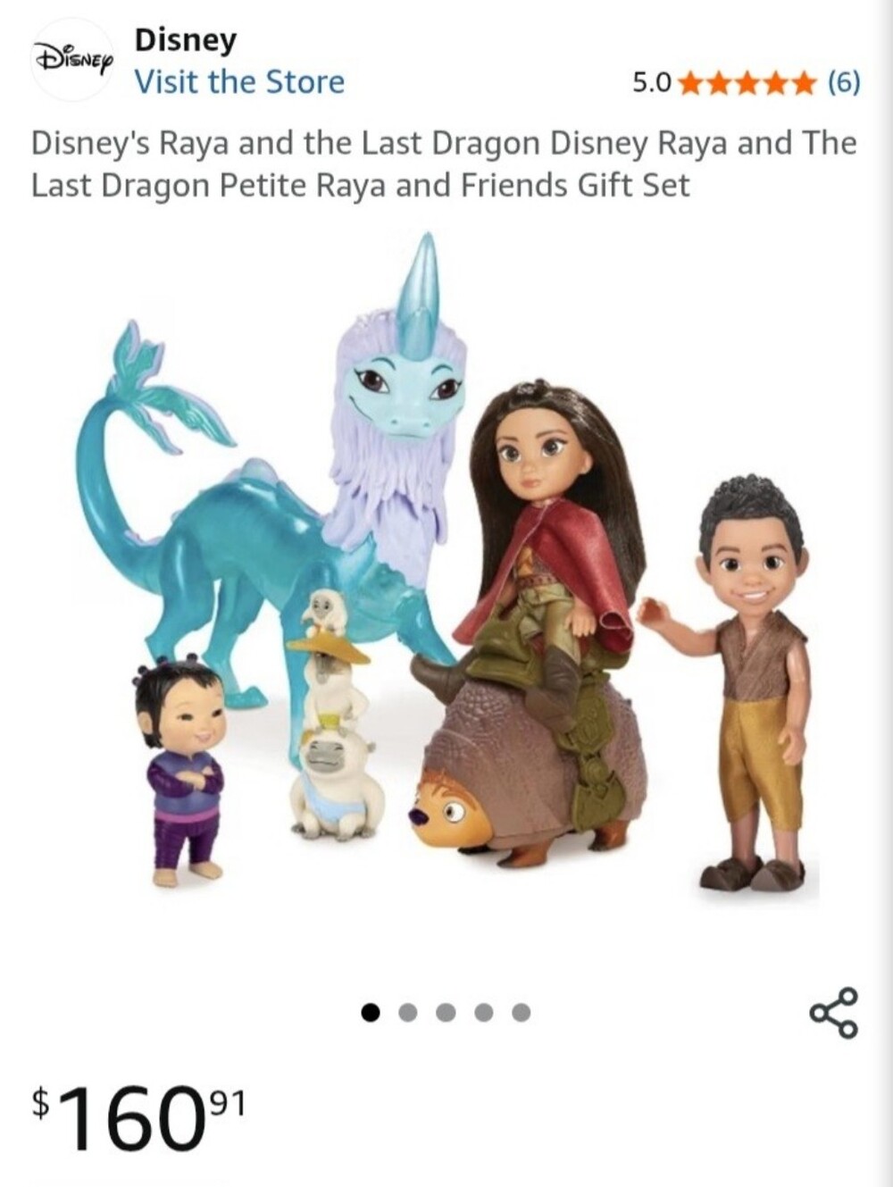 NIB Disney Raya Posable Action Figure Large Gift Box Set - Picture 7 of 17